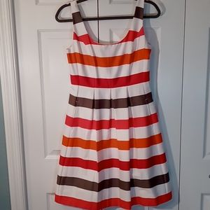 Nine West Multi Stripped Fit and Flare Size 4